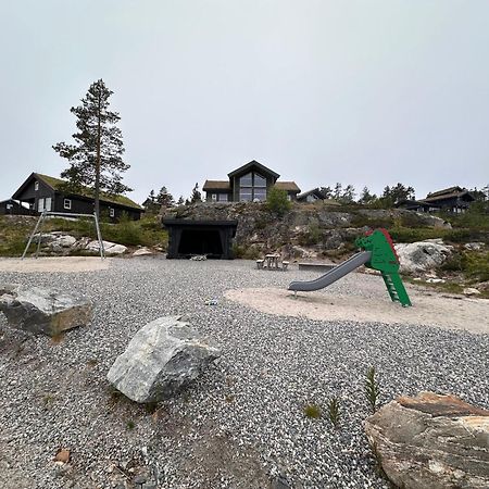 Modern Northern Lights Cabin Drangedal Eksteriør bilde