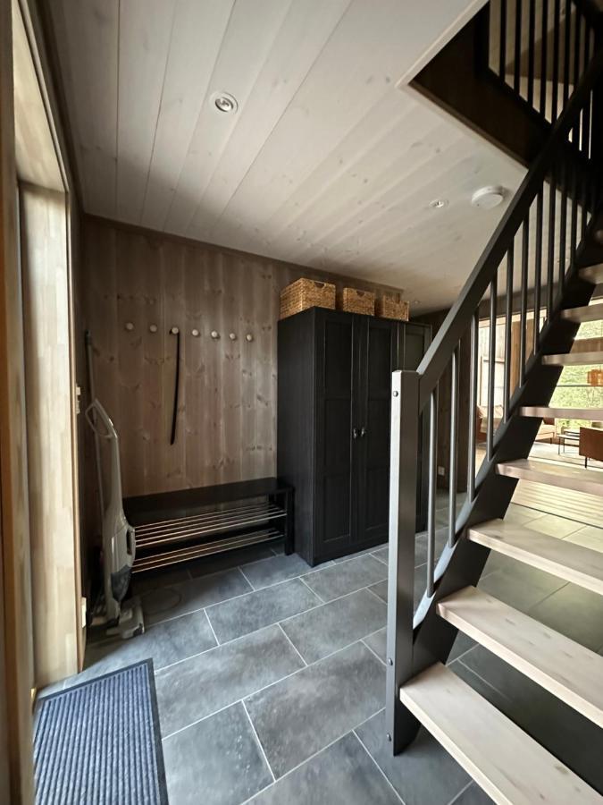 Modern Northern Lights Cabin Drangedal Eksteriør bilde