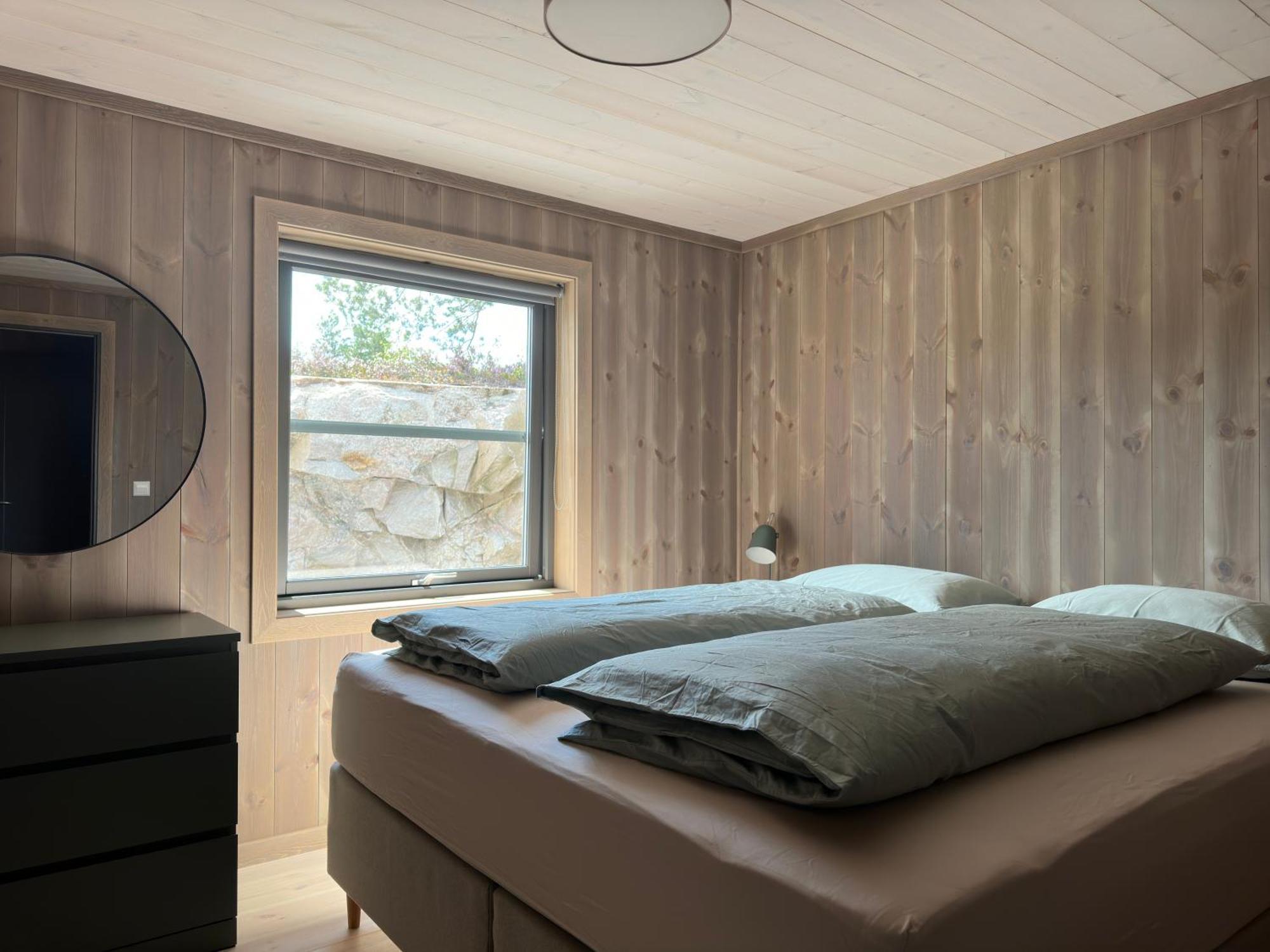 Modern Northern Lights Cabin Drangedal Eksteriør bilde